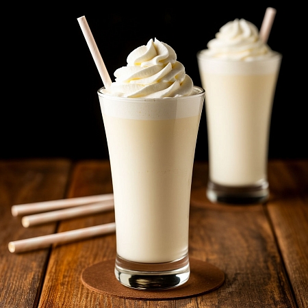 Молочный коктейль ванильный