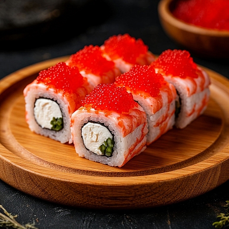 Ролл «Калифорния с крабом»